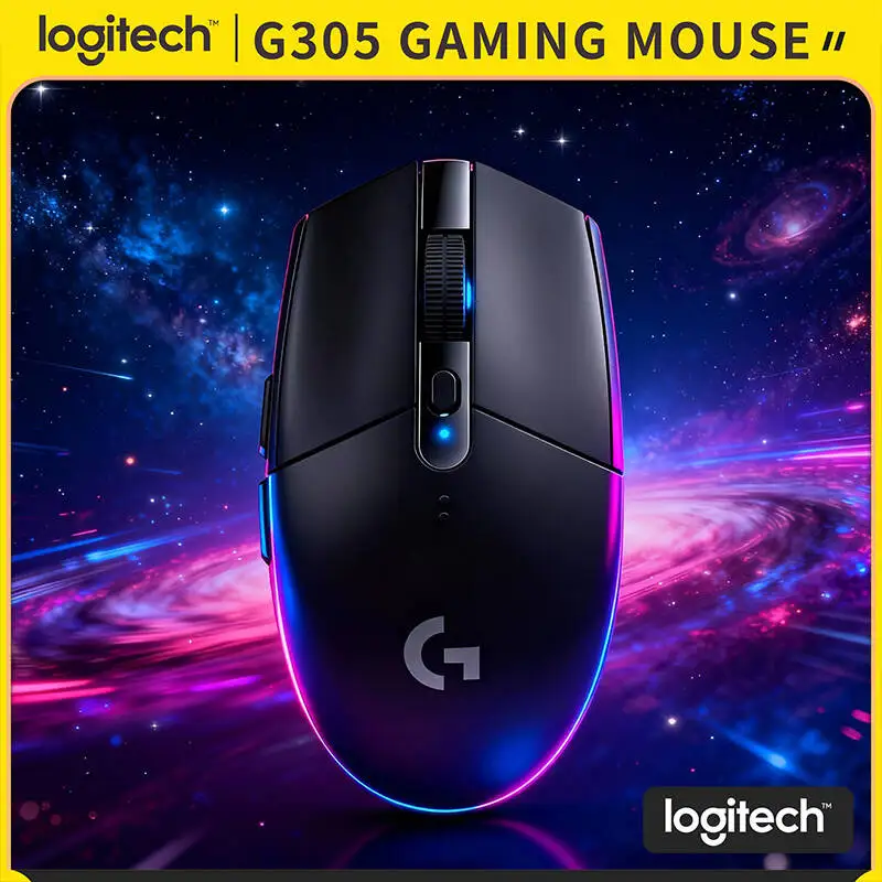 

Logitech G305 LIGHTSPEED Gaming Mouse Wireless 12000 DPI LIGHTSPEED 6 Buttons for Laptop PC Gaming Gamer