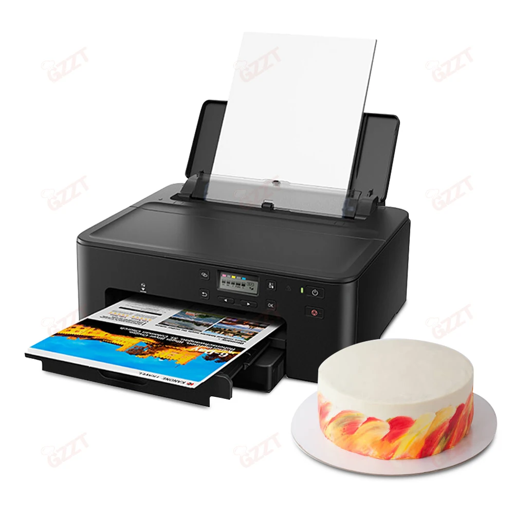 A4 Glutinous Rice Edible Sugar Frosting Paper Digital Lollipop Photo Cake Printer Wifi Mobile Fondant Paper Printing Machine