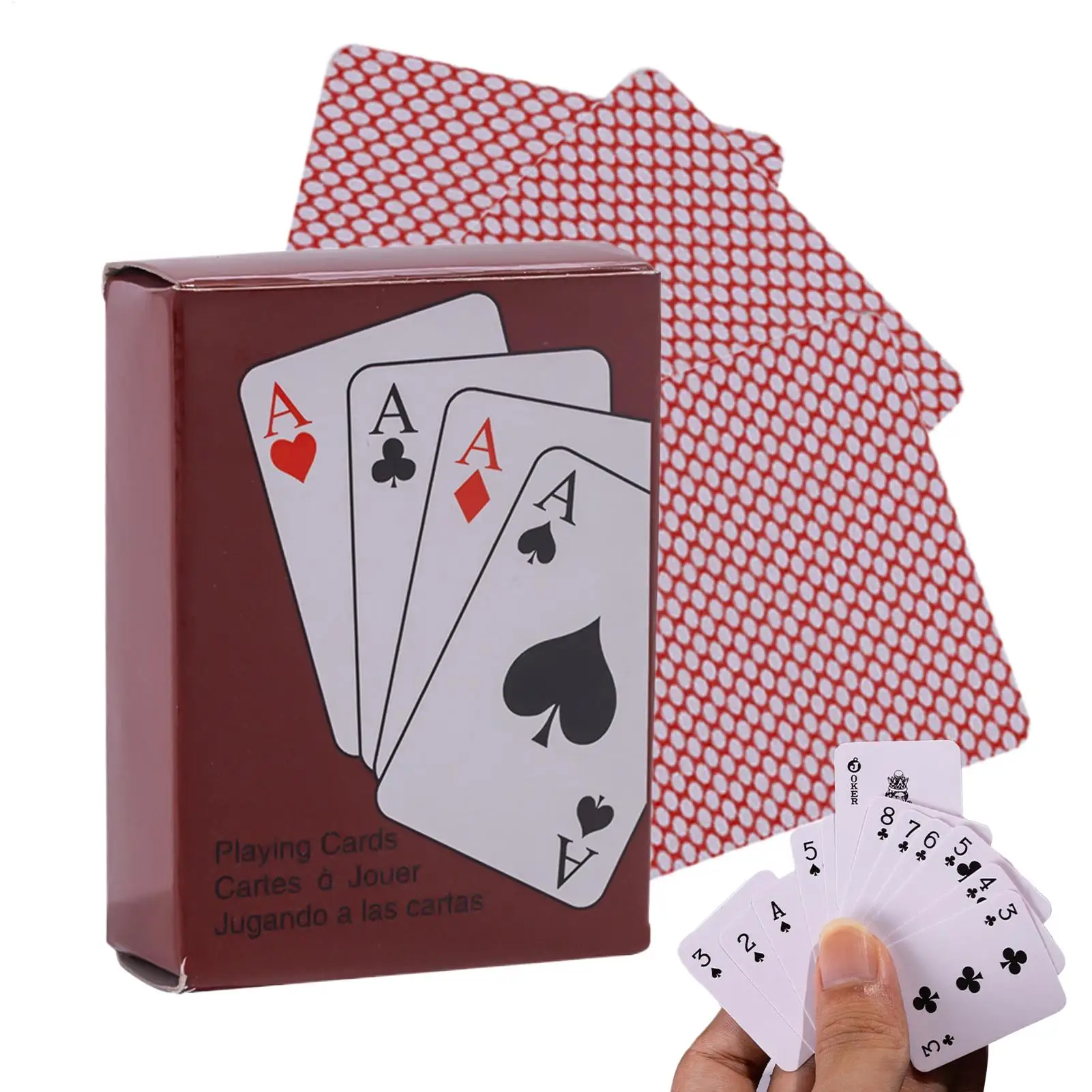 56 cards Mini Playing Cards coated paper Pocket Size Small Poker Cards Set Portable Travel Party Favor Games for Adults Kids