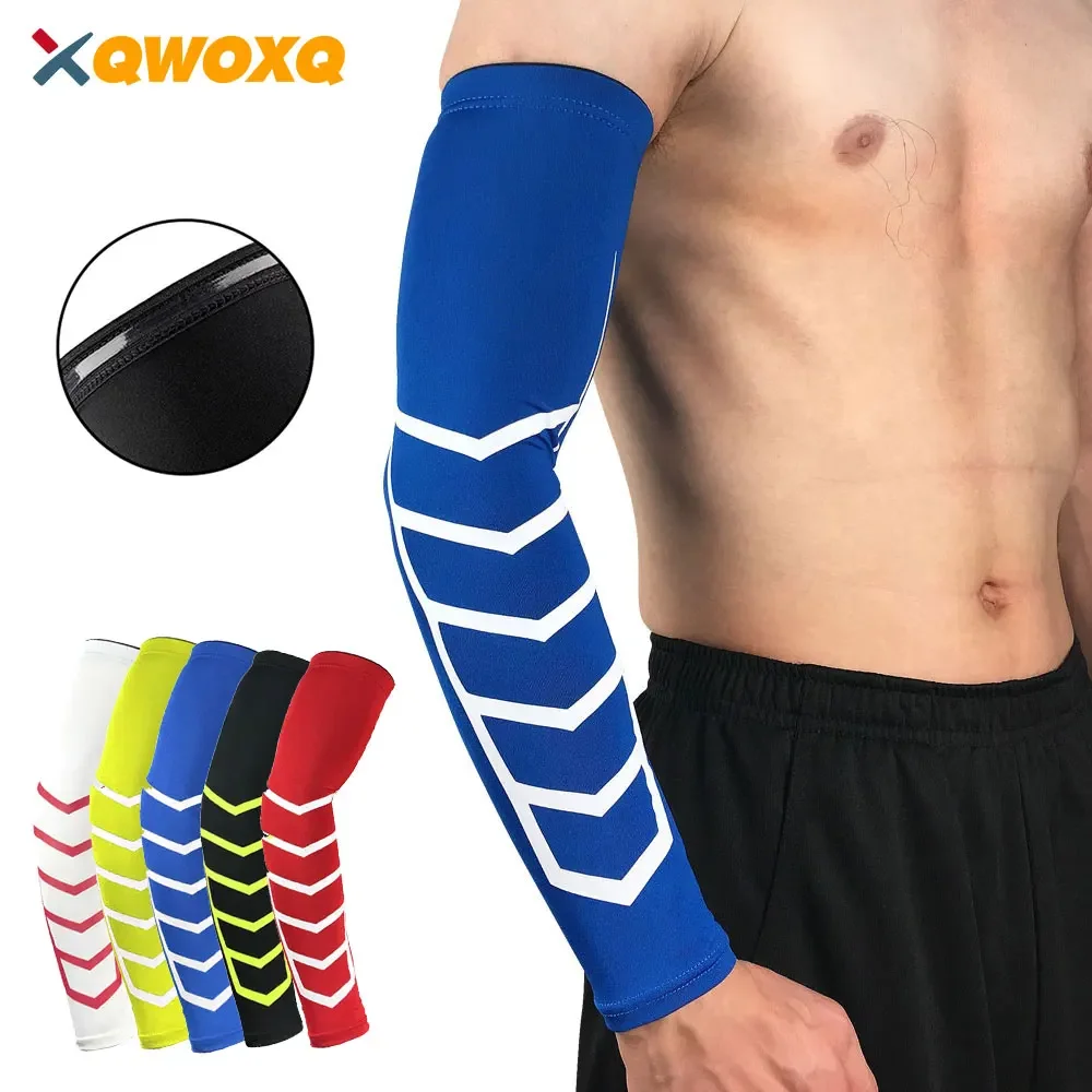 1 PCS Outdoors Sports Compression Arm Sleeves for Men Women - Basketball Shooting Sleeves - Football, Baseball, Golf Arm Warmers