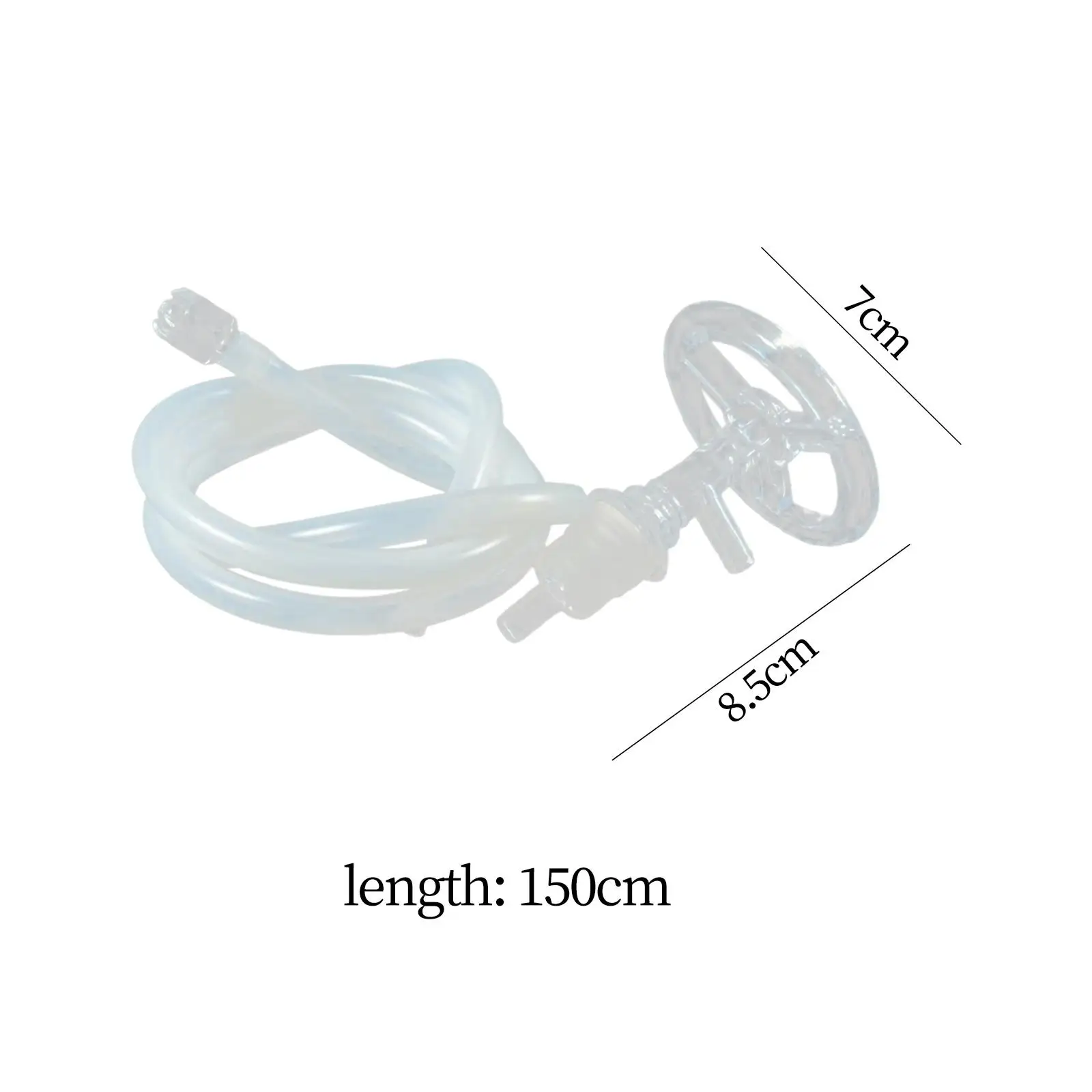 투명한 음료 차 물 분배기 플러그 내구성 높이 8.5cm, 폭 7cm