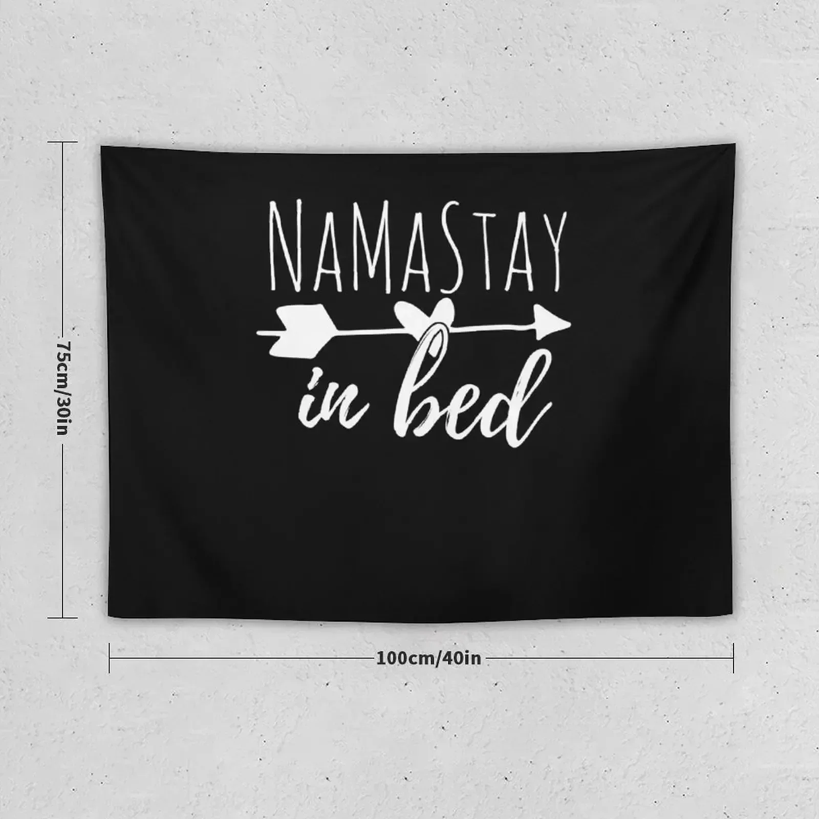 i stay in bed namaste yoga with humor Tapestry Wallpaper Bedroom Nordic Home Decor Tapestry