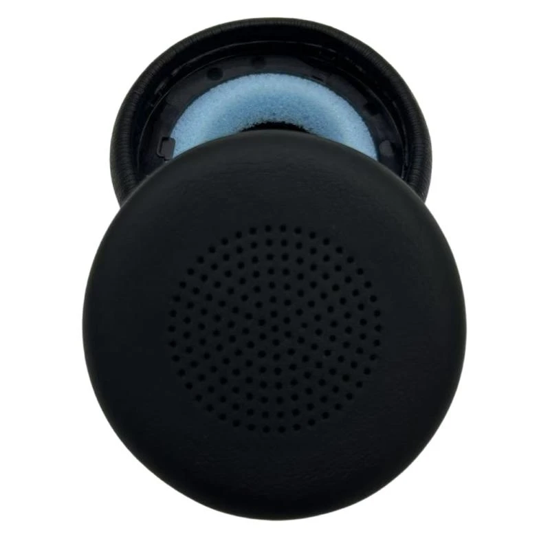 1 paar Ohr Pad Ersatz Leder Ohrpolster Ohr Kissen Schwämme Abdeckung Ohrenschützer für VOIP Drahtlose Kopfhörer Y4QF – Detail 1
