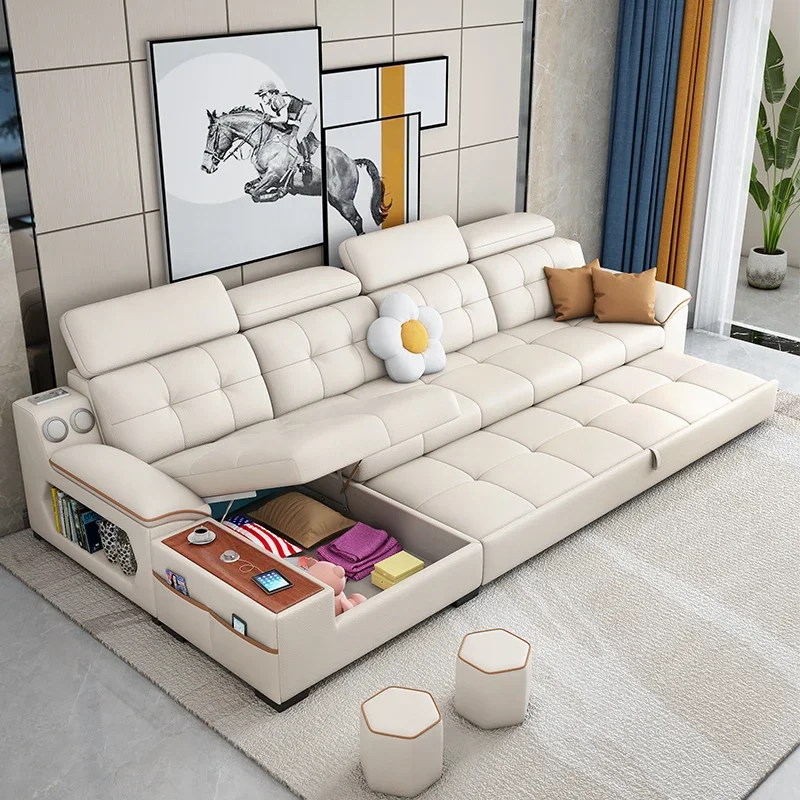 Modern Sleeper Luxury Living Room Sofas White Storage Large Cloud Lounge Living Room Sofas Fluffy Floor Canape Salon Furniture