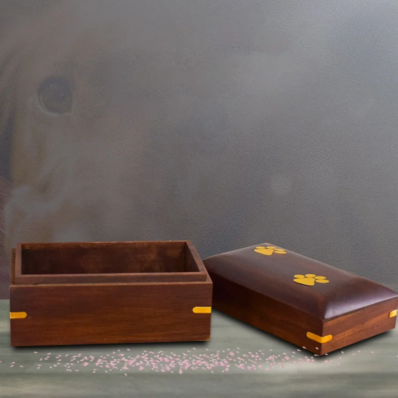 Urn Cat Pet Dog Urns Memorial Cremation Box Keepsake Wooden Resistant Wear Ceramic Lovely Accessory Compact Household Convenient