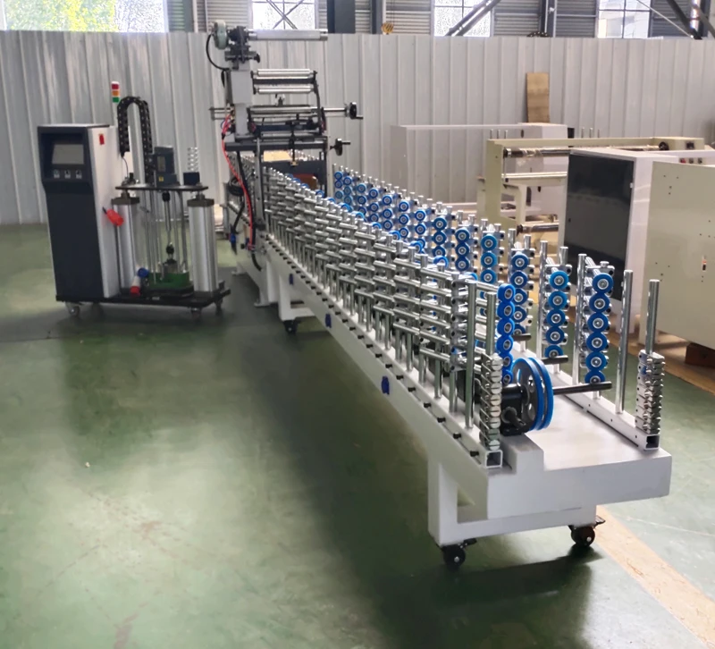 Hot Melt Glue Profile Wrapping Machine High Quality Wood Door Frame Making Pvc Profile Wrapping Machine