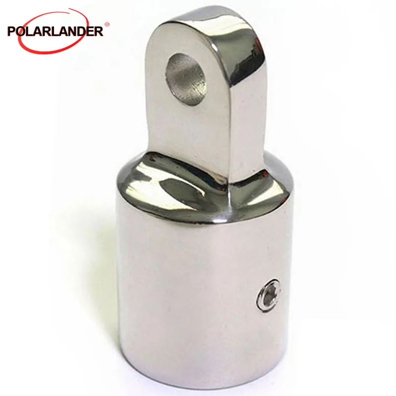 Pipe Eye End Cap Bimini Top 1Pc Silver Fitting Hardware Stainless Steel 30mm/32mm Umbrella Cap Single Hole For Marine Boat Yacht