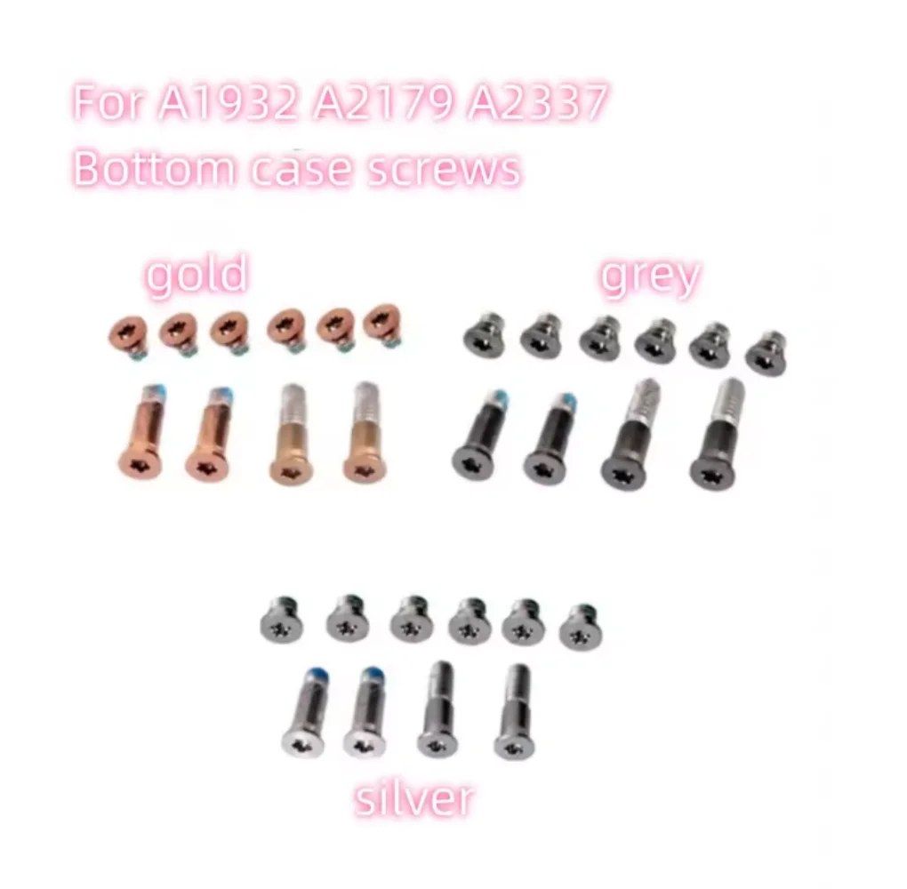 

10 шт., набор винтов для нижней части корпуса ноутбука, замена для Air A1932 A2179, аксессуары для ноутбуков, Прямая поставка