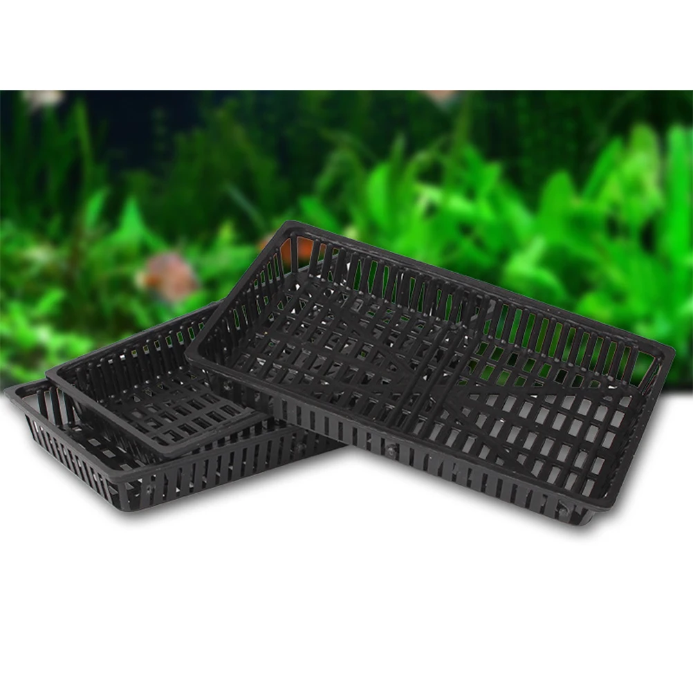 

Aquatic Planting Basket for Pond Plants Tray Fish Tank Landscaping Water Grass Cultivate Pot Hydroponics Soil Based Healthy