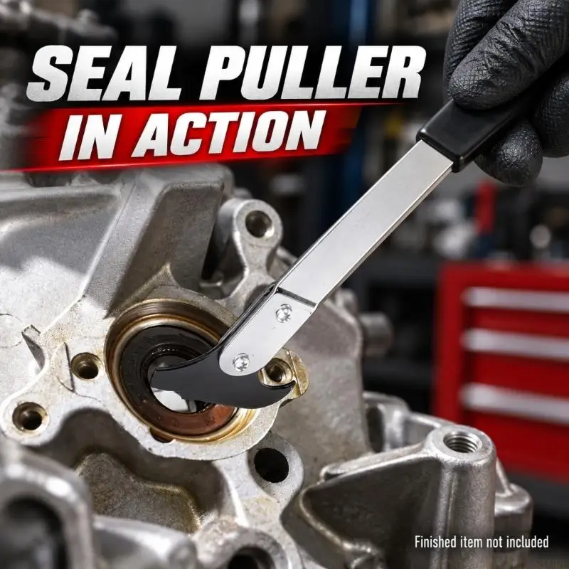 J0MA Wheel Bearing Lubricator and Long-Handle Seal Puller Set for Servicing a Cleaned Removable Bearing and Reaching Accessible