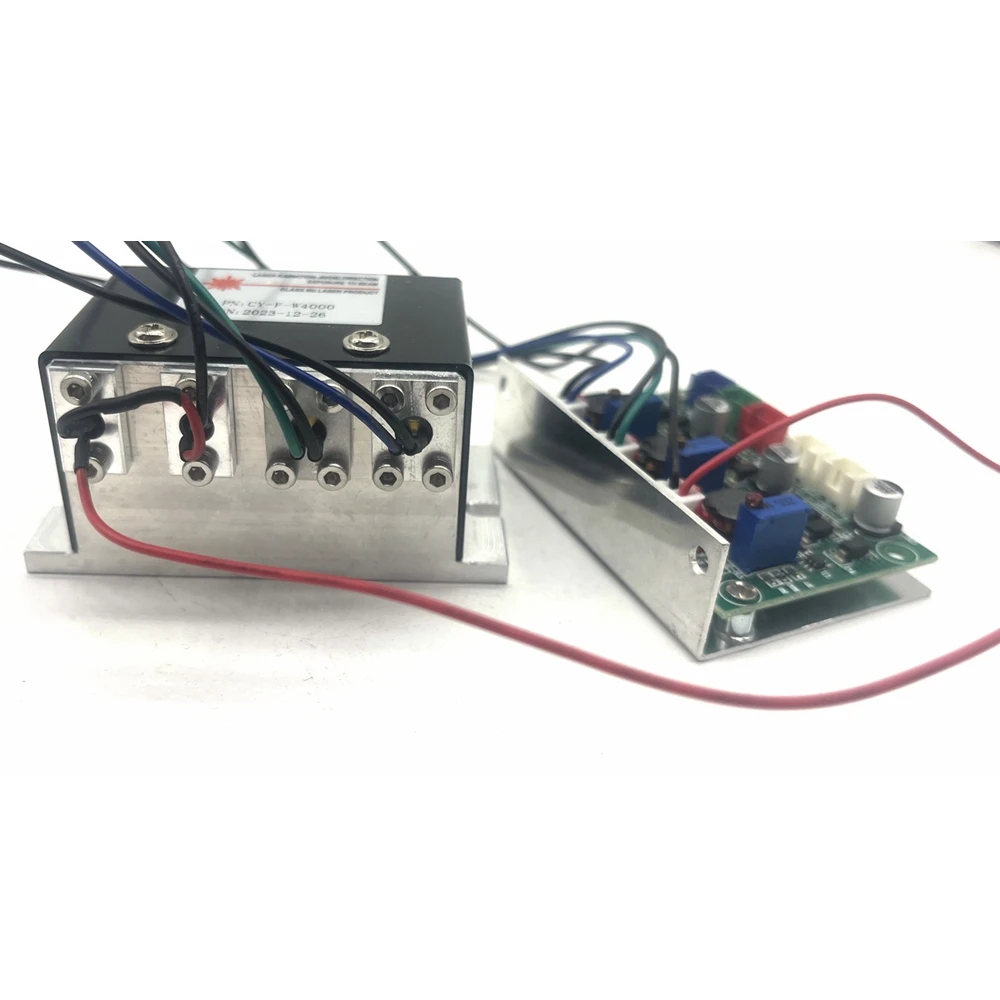 Módulo Laser a Cores RGB, TTL + Analógico, Laser de Palco, 5W, 445nm, 525nm, 638nm