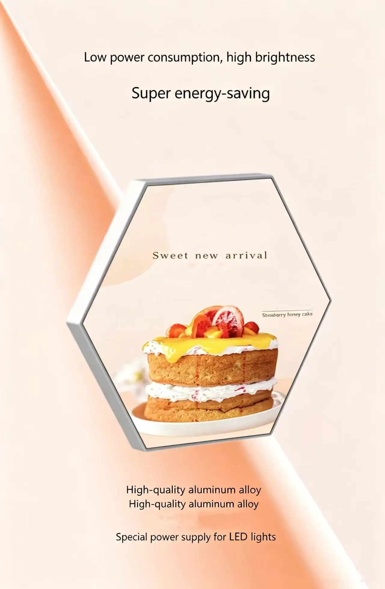 Hexagonal Luminous Cabo Light Box