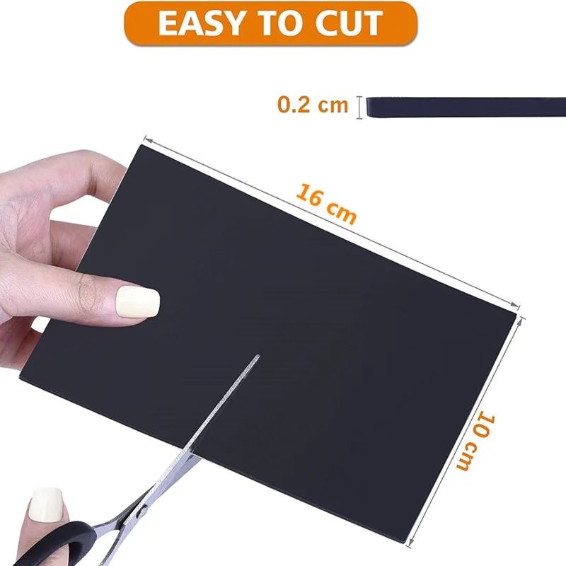 10cm*16cm*2mm Anti-slip silicone rubber plastic pads self adhesive non-slip mat for furniture