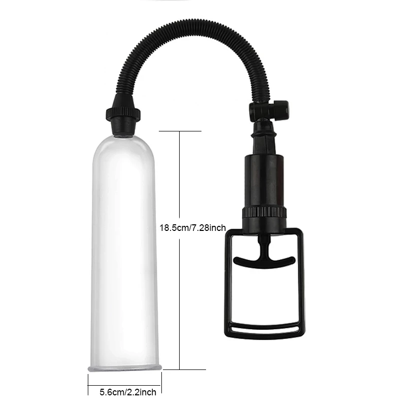 Sex Toy Penis Pump for Men Penis Enlargement Manual Vacuum Pump for Penis Erectie Big Cock Male Penis Extender Endurance Trainer view 5