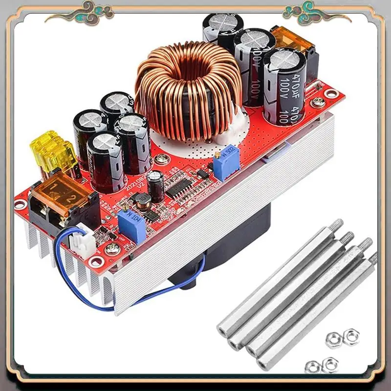 Durable 1800W DC-DC Boost Converter 40A Adjustable Voltage 10-60V To 12-90V For High Power Applications