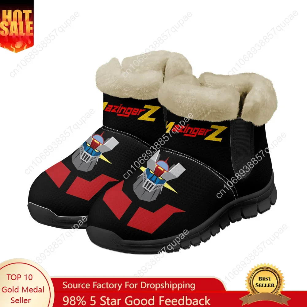 

Mazinger Z Snow Boots Chucky Cartoon Cute Mens Womens Teenager Keep Warm Shoes Casual Snow Shoe Couple Sports Customized Boot