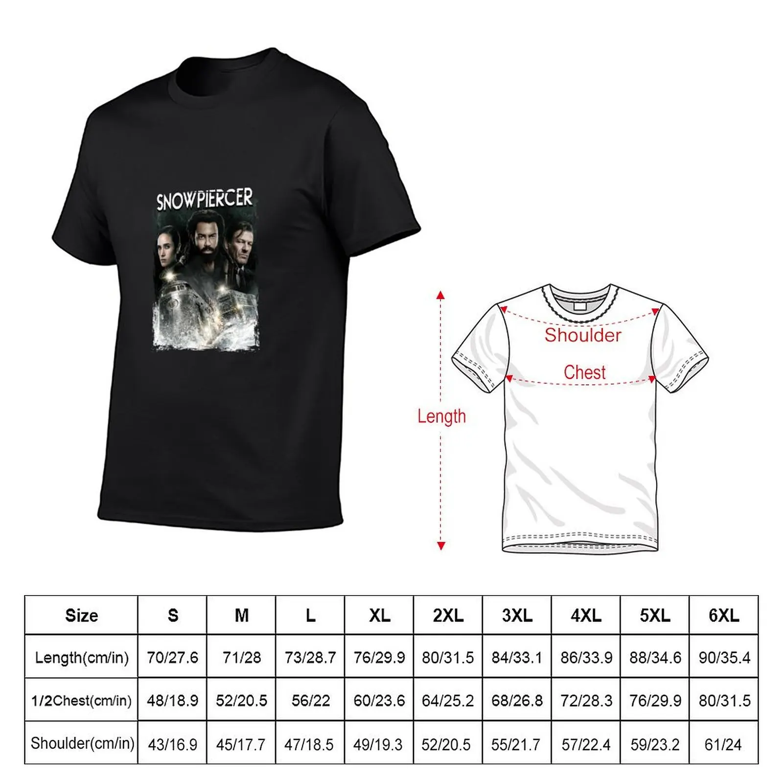 Snowpiercer tv series T-shirt aesthetic clothes boys whites mens t shirts casual stylish