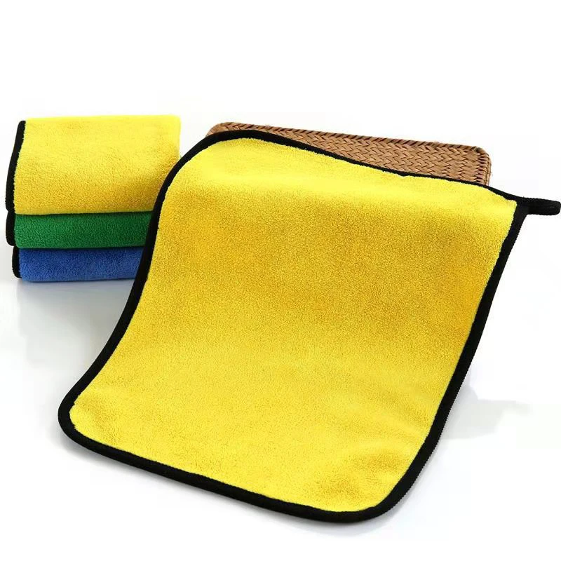 Serviette en microcarence ultra douce pour lavage de voiture, serviette de séchage pour livres, gril d'entretien de voiture, détails, ne raye jamais, 30x30 cm, 60cm