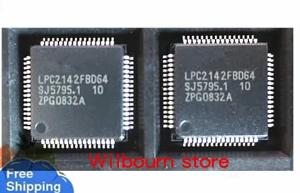 

10PCS/LOT 100% NEW LPC2142FBD64 LPC2142 QFP64 64k ARM microcontroller - MCU