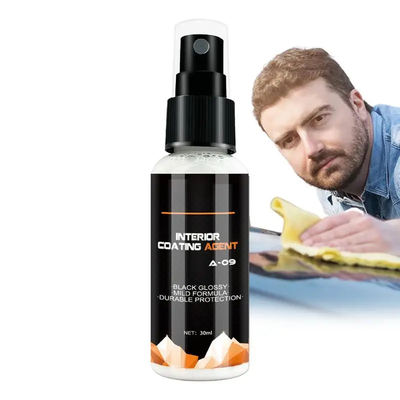

Car Leather Restorer Auto Leather Spray Restorer Coating Wash-Free Maintenance Accessory For Sedans Motorcycles RVs SUVs And