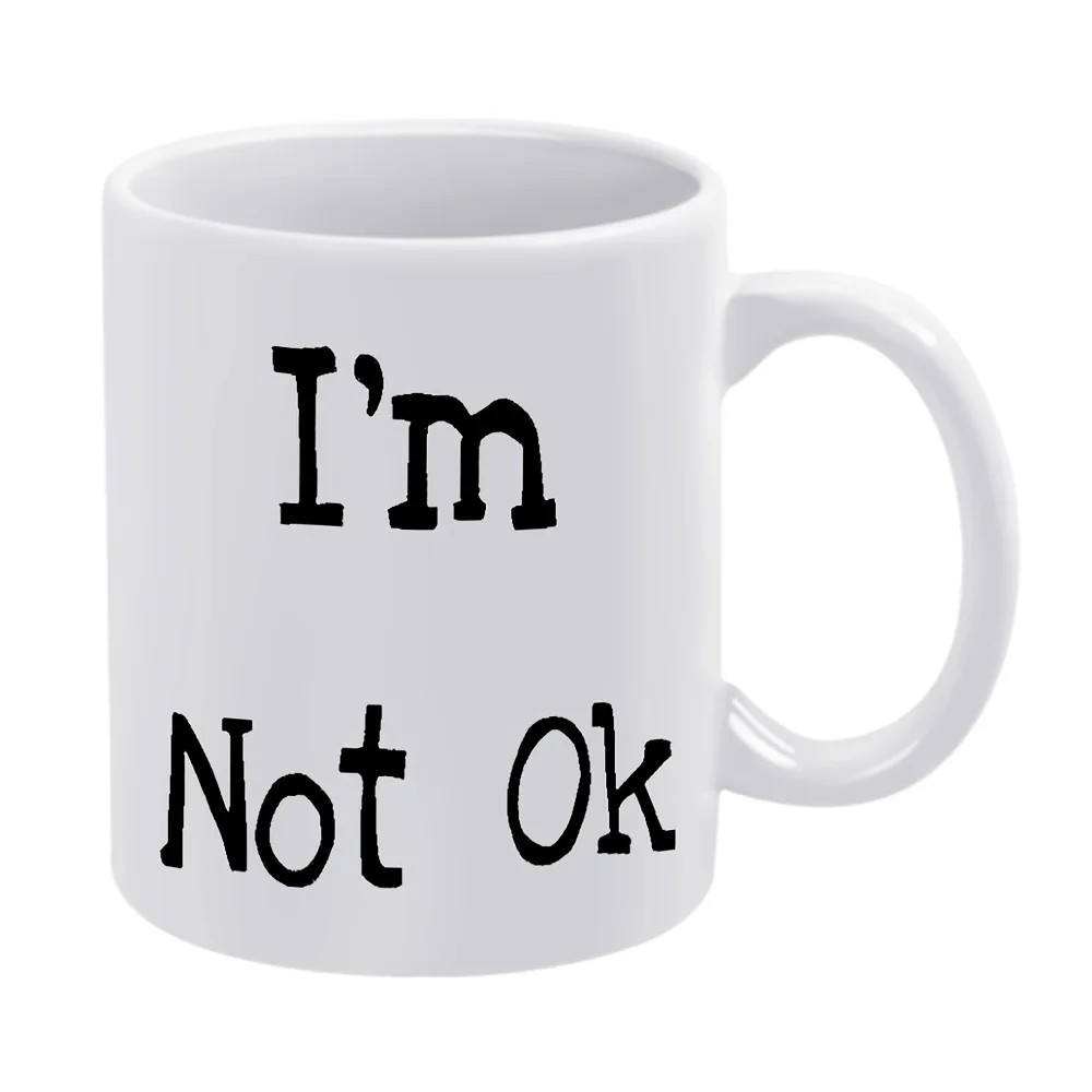 

1pc, Text,statement Coffee Mug, 11oz Ceramic Coffee Cups for Restaurant and Business, Water Cups, Summer Win