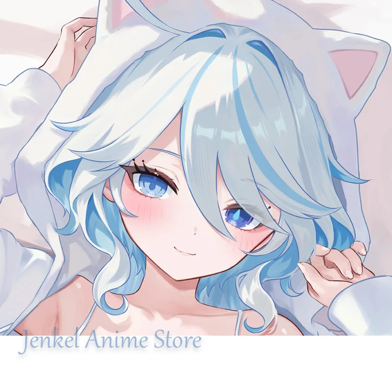 Dakimakura Furina Genshin Impact Anime Pillowcase Life-size Double-sided Print Body Pillow Cover