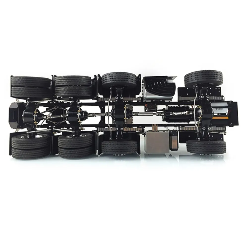 LESU 8*8 chasis de Metal 1/14 RC DIY Tamiyaya 3363 56348 1851 camión Tractor juguetes al aire libre TH15092