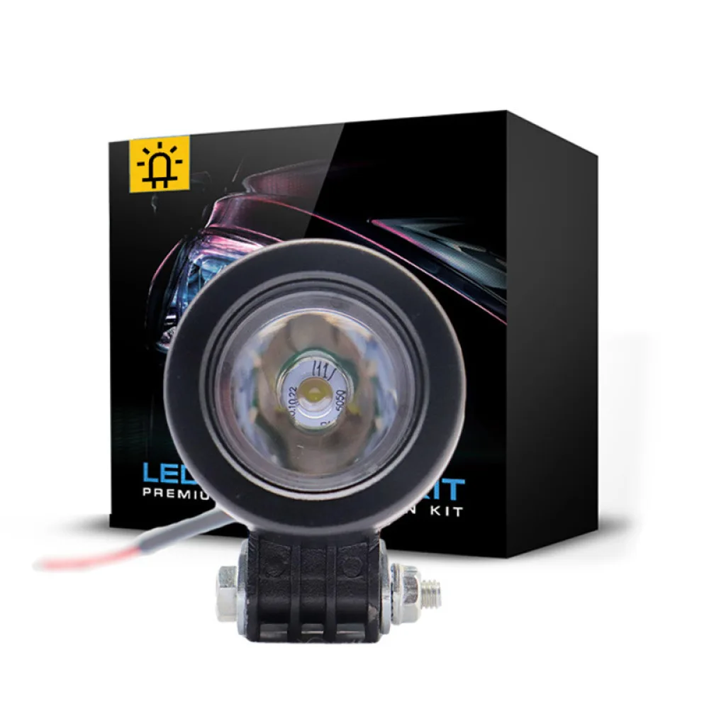 10W LED Work Light Round Spot Lamp For Offroad Car Motorcycle Truck ATV SUV Driving Fog Light Auxiliary Aluminum Housing