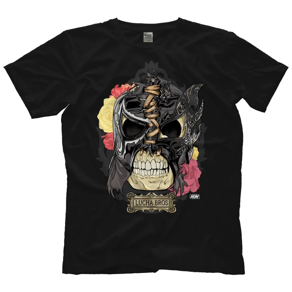 Lucha Bros - Stitched AEW Official T-Shirt Tees Y2K tops Unisex Summer Short Sleeve