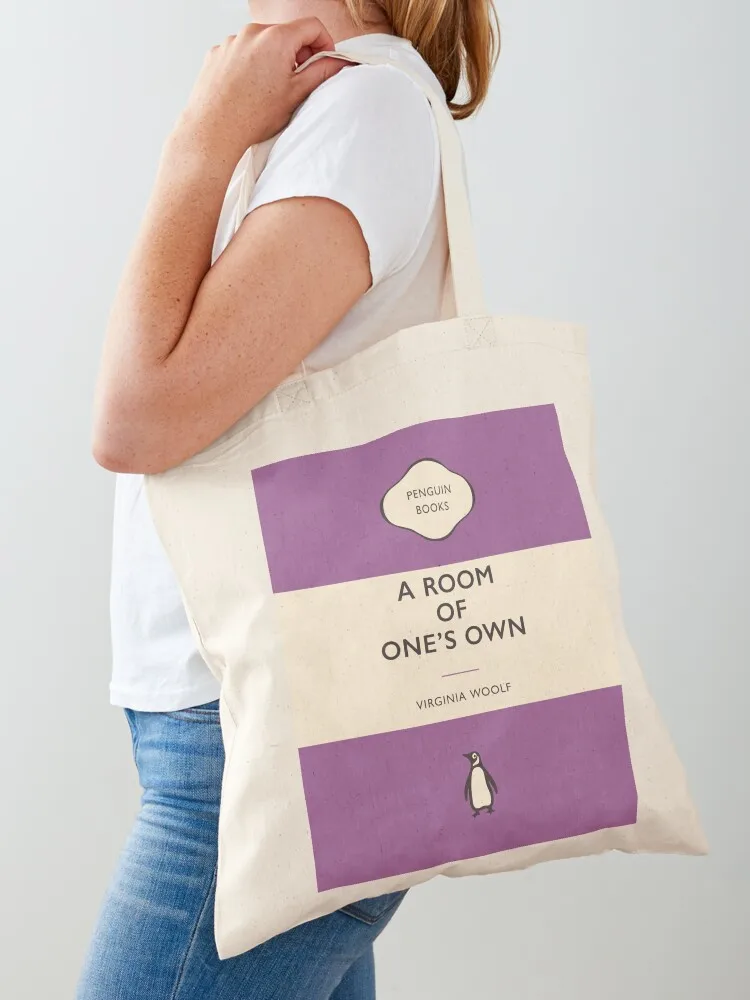 

A Room of One’s Own Virginia Woolf Penguin Book Cover Tote Bag Handbags women large tote bag Handbags hand bag ladies