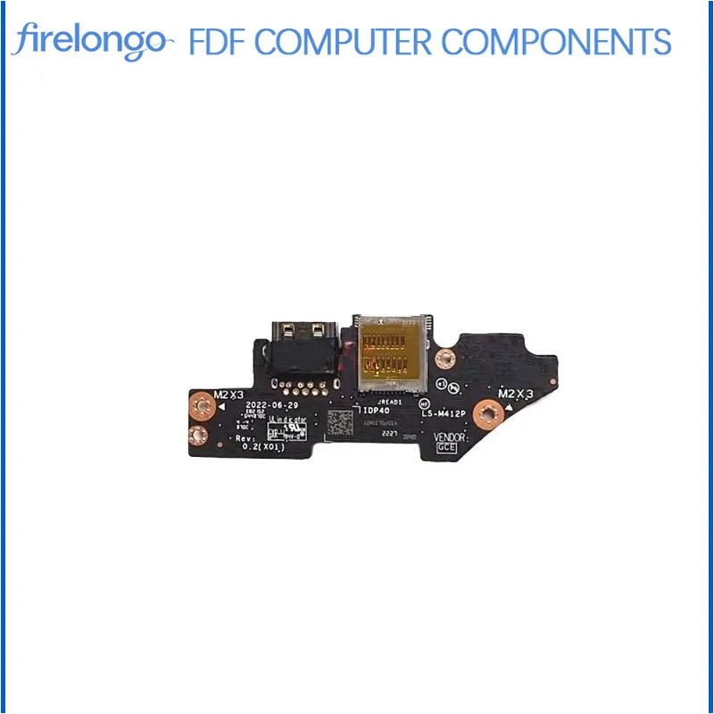 For Dell Alienware X14 R2 LS-M412P USB SD Daughter Board Replacement Part