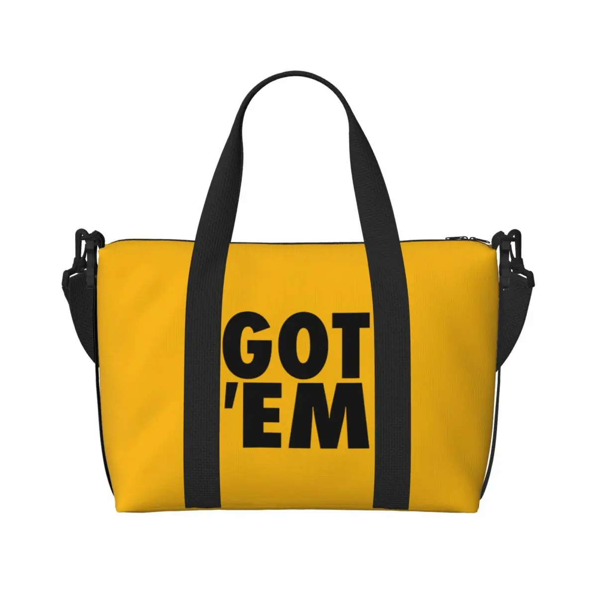 

Custom Got Em Beach Tote Bag for Women Large Compartment Beach Gym Travel Bags