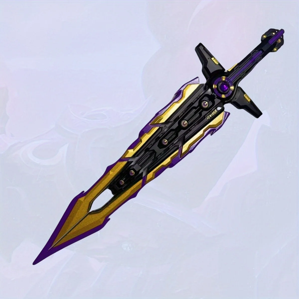 11 Zoll Valorant Chaos Balisong Metall Katana Schwert Japanischer Katana Säbel Original Säbel Ninja Messer Cosplay Zubehör Prop Spielzeug