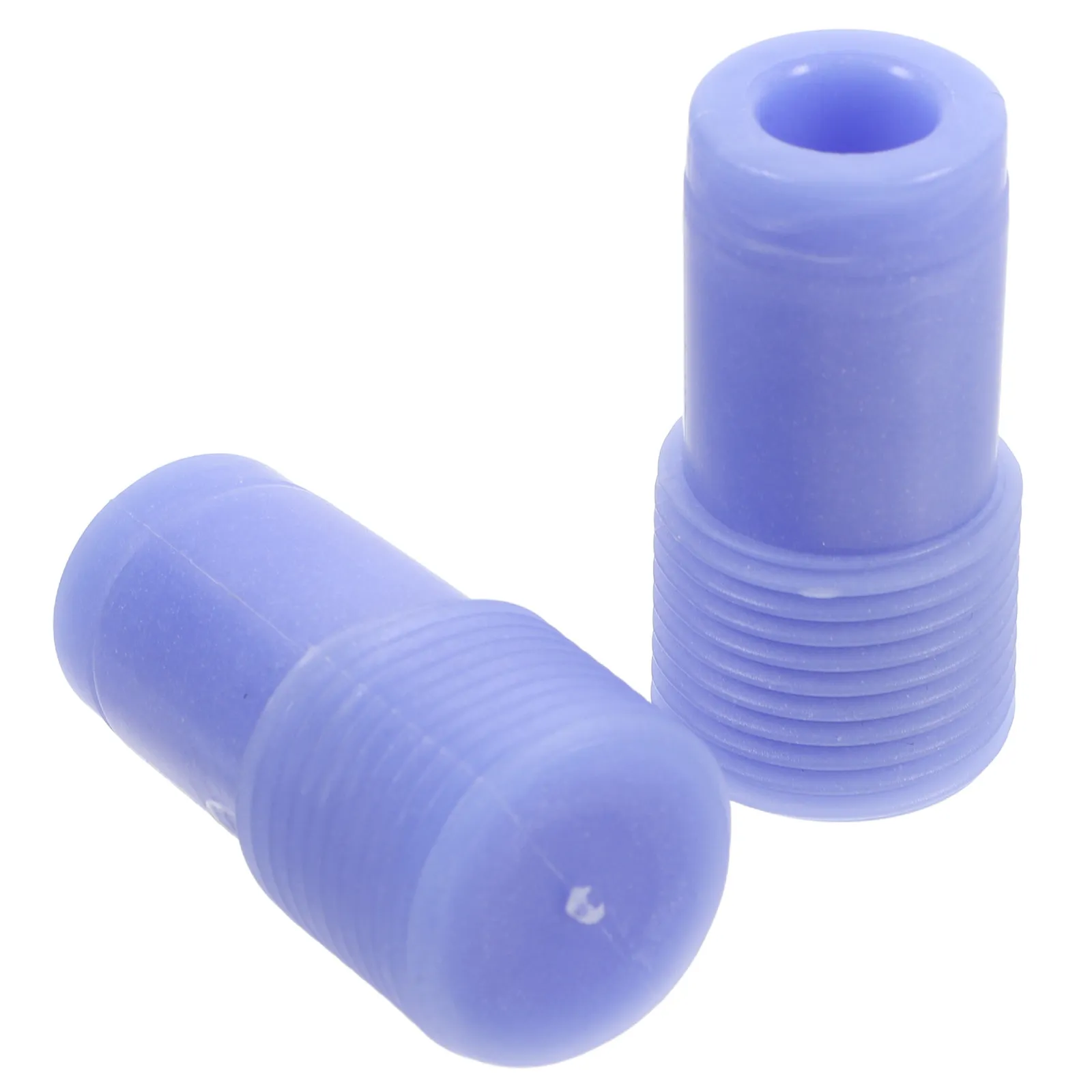22mm Threaded Pole End Adapter 2 Piece French Style Rod Connector for Metal Mop Broom Brush Handle Extension