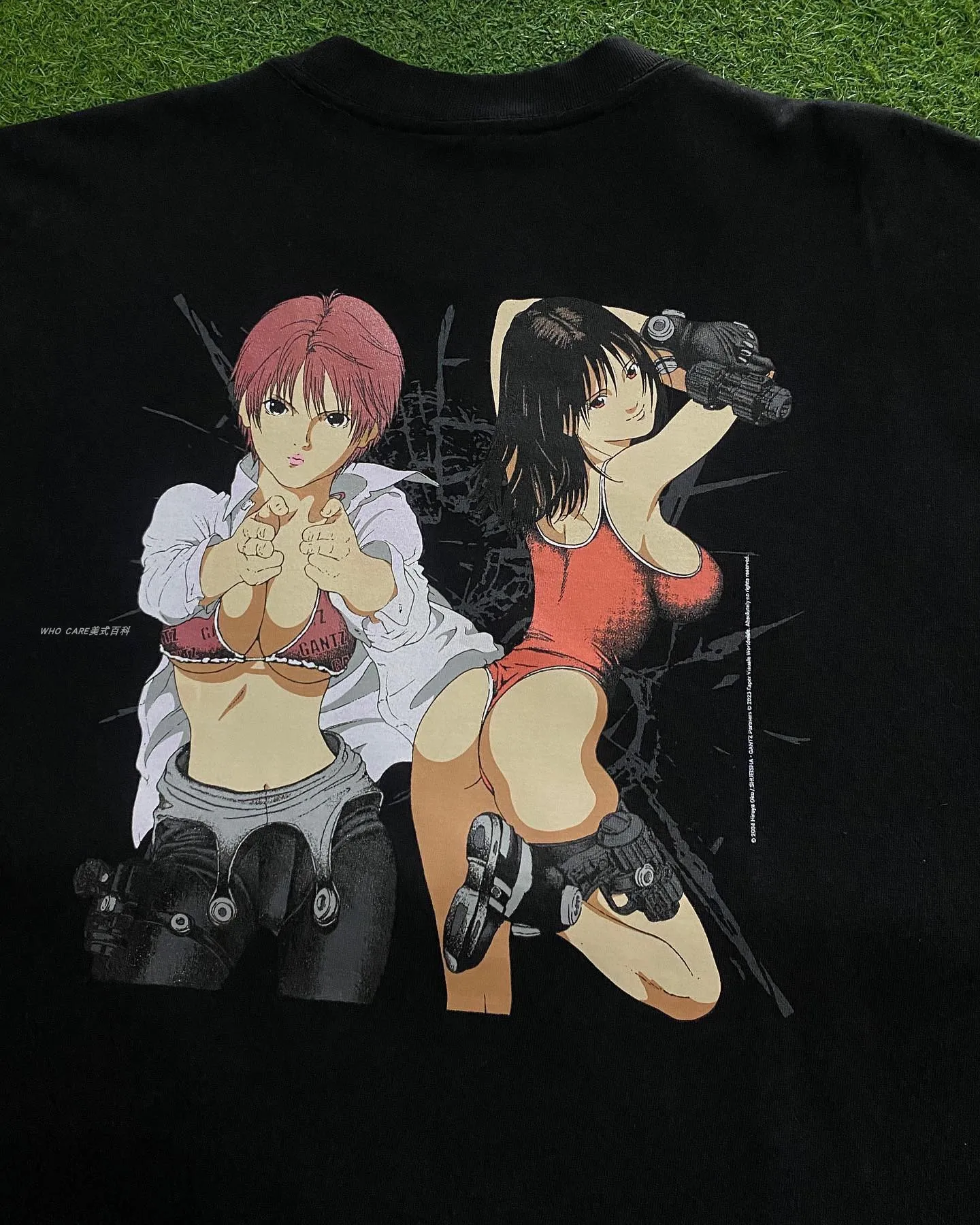 Vintage Anime Secondary Tee Japanese High Street Design Soft Warm Short Sleeve Comfortable Fashion Streetwear Tops