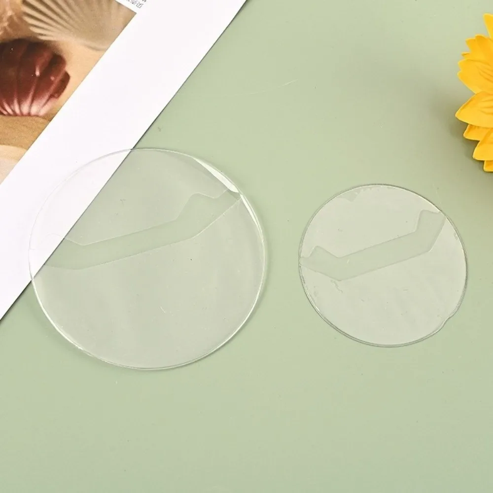 30PCS Transparent PVC Badge Protector Case 63/70/83mm Dustproof Anime Badge Sleeve Pin High-Protection Badge Display Cover