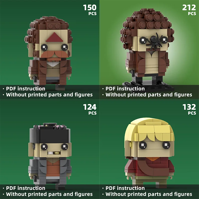 

Classic movie scene suitable for collection by enthusiasts human-shaped building block set