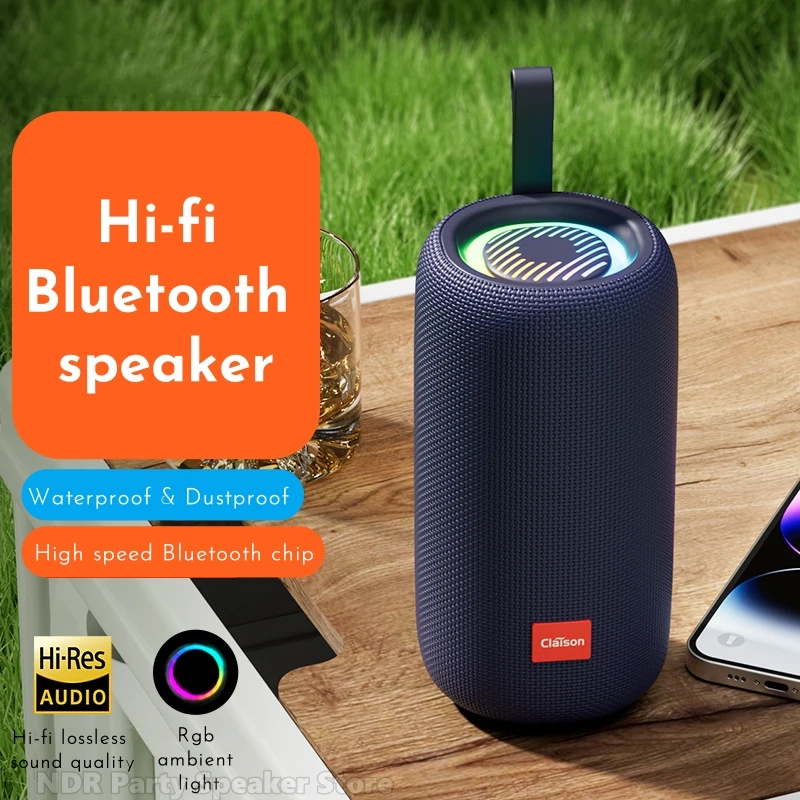 Altavoz Bluetooth inalámbrico T65 para exteriores, Audio portátil, graves pesados, altavoz De alta fidelidad para Camping, coche, Subwoofer, Caixa De Som