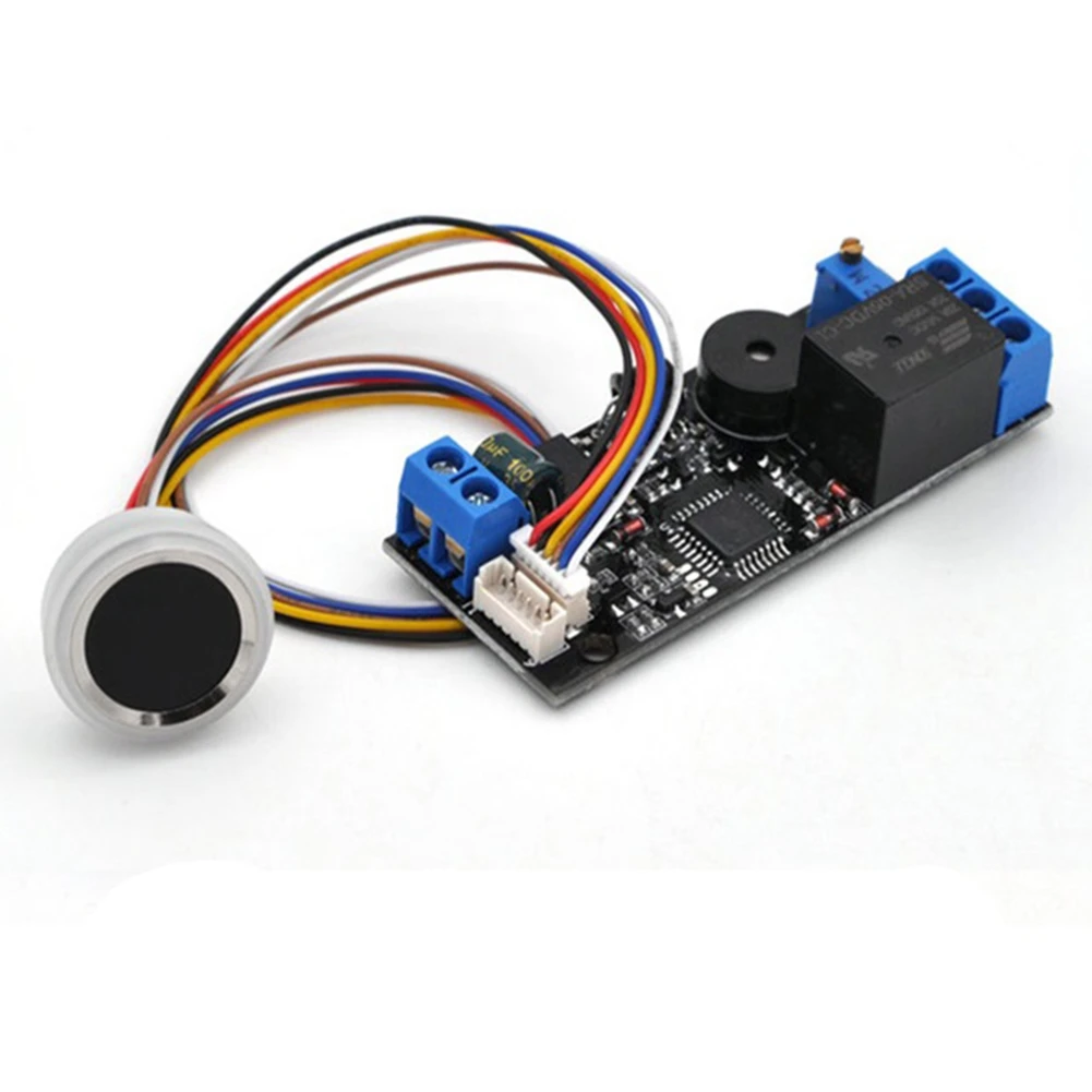 

R502-F Waterproof Small DC3.3V Diameter 21.5mm MX1.0-6Pin Capacitive Round LED Fingerprint Module Sensor Scanner C