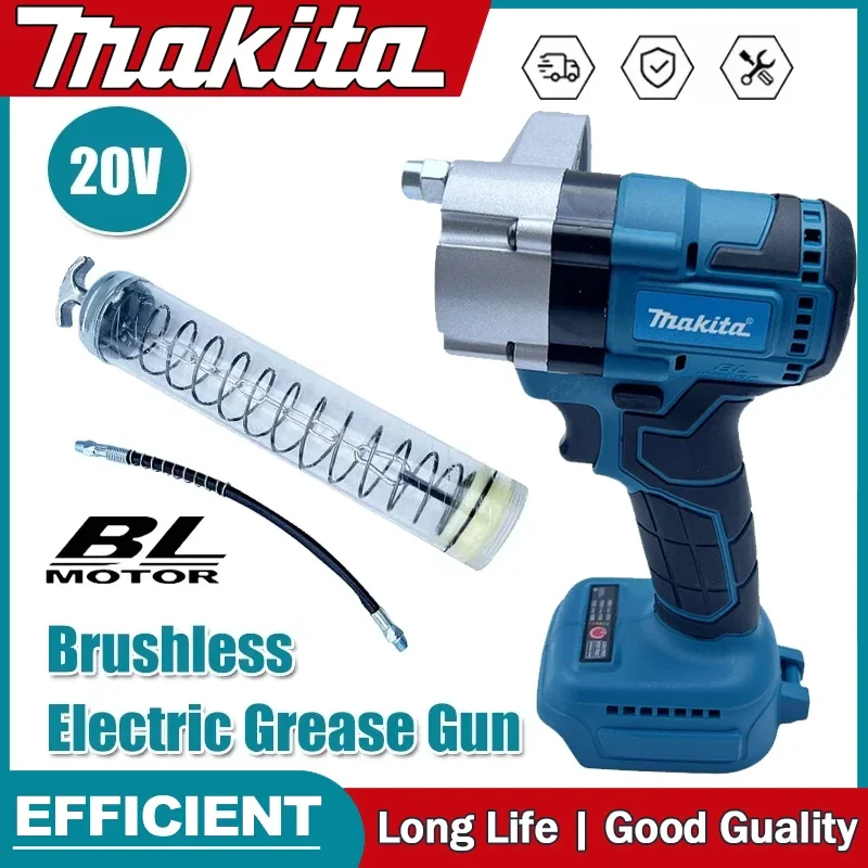 

Makita Brushless Electric Grease Gun For 20V Battery High Pressure Lubricating Oil Injector Machine Grease Guns