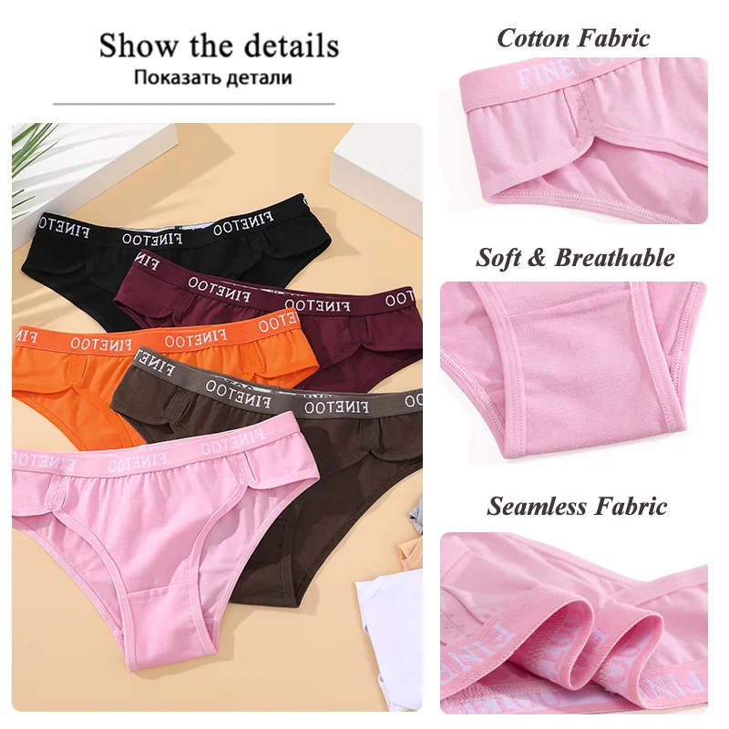 Women Cotton Panty Sexy Letter Belt Underwear S-XL Solid Color Ladies Briefs Lingere Underware Stylist Comfortable Women