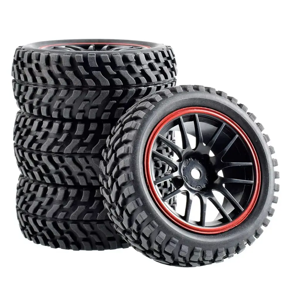 Pneus de Buggy tout-terrain de 2.9 pouces, 75mm, moyeux hexagonaux de 12mm pour Wltoys 144001 1/12 1/14 1/10 Scx10 Trxs Trx-4 Tamiya RC Car