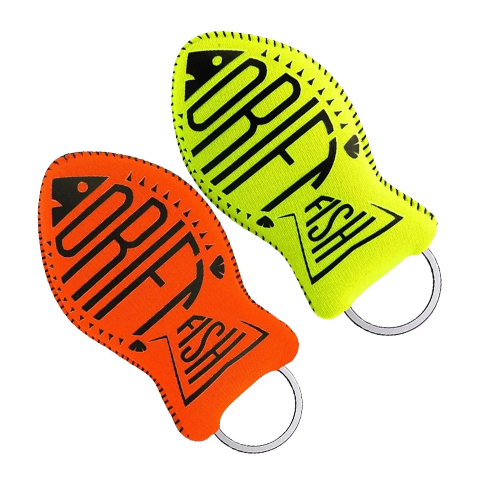 Floating Keychain Glow in The Dark Pendant Waterproof Buoyant Keyring for Outdoor Sports Yachting Kayak Swimming Fishing