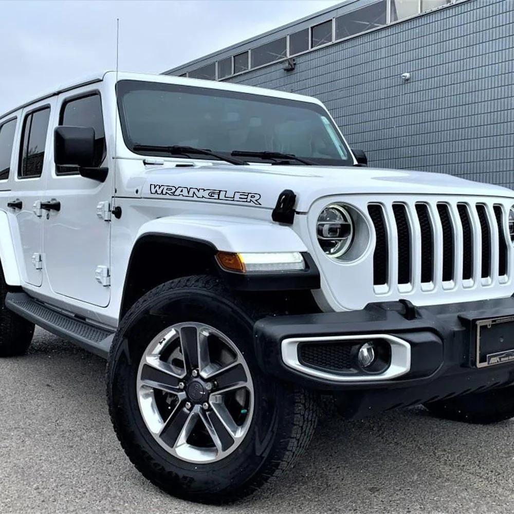 غطاء السيارة ملصقات جانبية ل جيب رانجلر JK JL TJ محرك غير محدود لتقوم بها بنفسك الفينيل فيلم بونيه الشارات اكسسوارات ضبط السيارات الخارجية