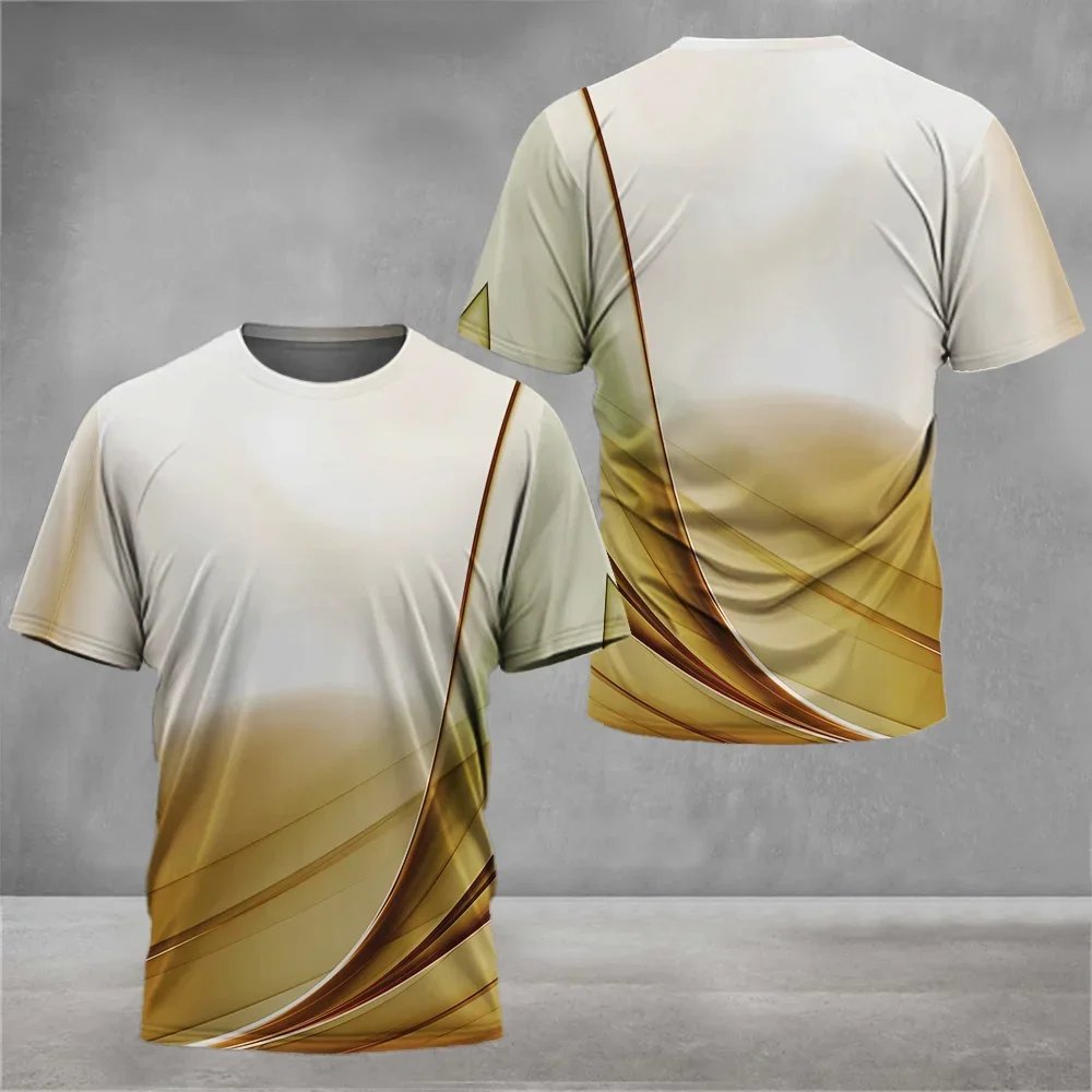 

Men's T-shirt short sleeved O-neck 3D printed men's outdoor T-shirt summer casual top