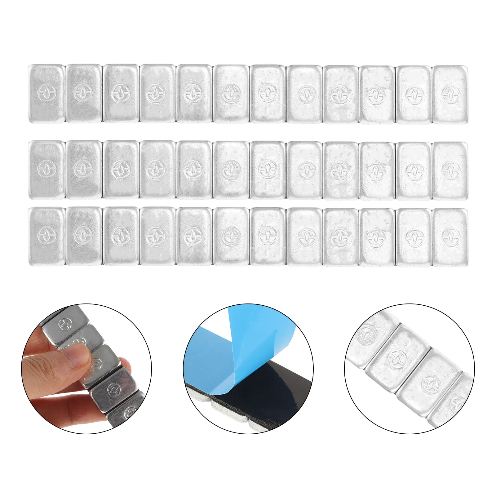 

Adhesive Stick-On Wheel Balance Weights 10G Tire Dynamic Balancing Blocks For Cars Motorcycles Suvs Trucks Reusable