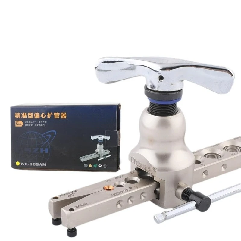 

Vertical and Horizontal Flare WK-809 Eccentric Expansion Pipe Expander, Copper Pipe Reamer Bell Mouth