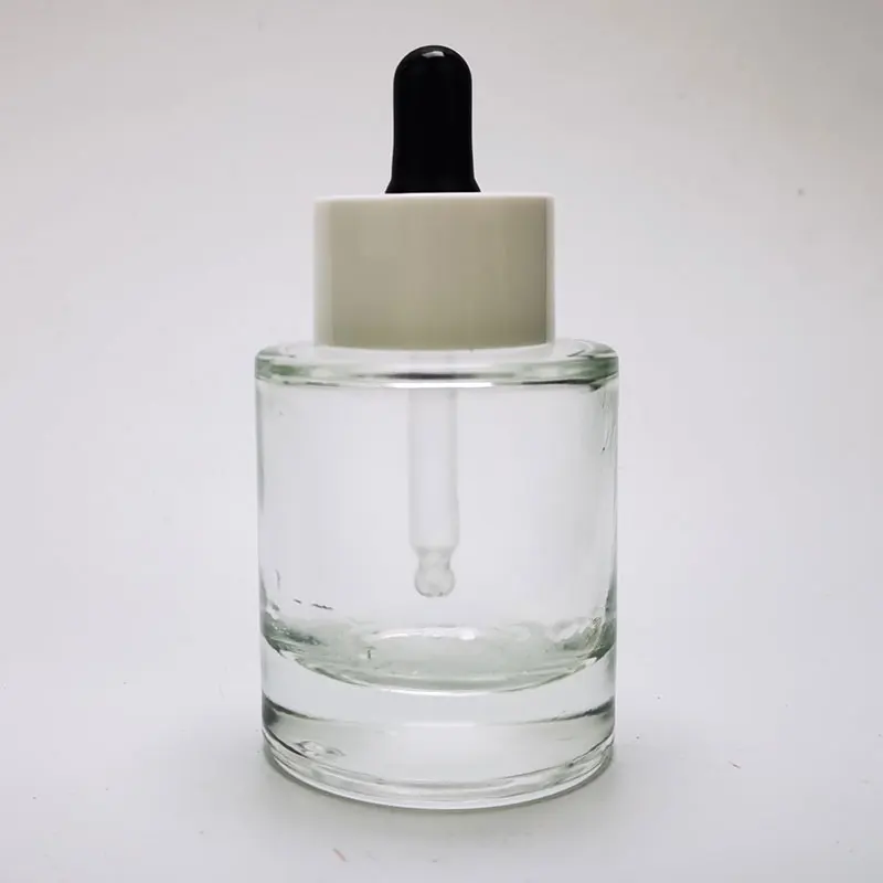 

50ml/1.69oz 1oz Clear Glass Dropper Thick Bottom Bottle Aromatherapy Liquid Essence Massage Oils Serum Pipette Refill Skincare