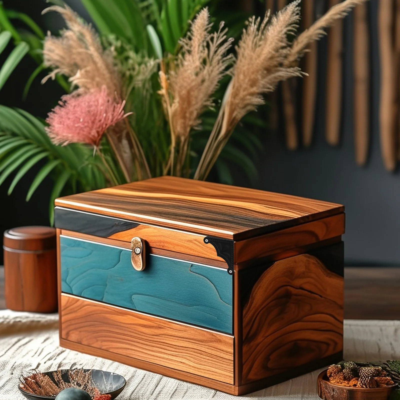 

20Pcs Iron Corner Protectors Style Metal Box Corners Decorative Guards for Wooden Furniture and Jewelry Boxes