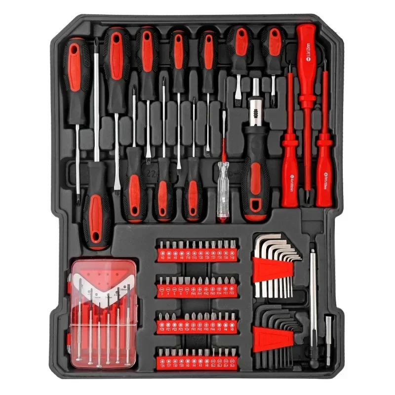 Portable Professional 797 Piece Chrome Vanadium Household Car Repair Manual Toolbox Set Trolley Case